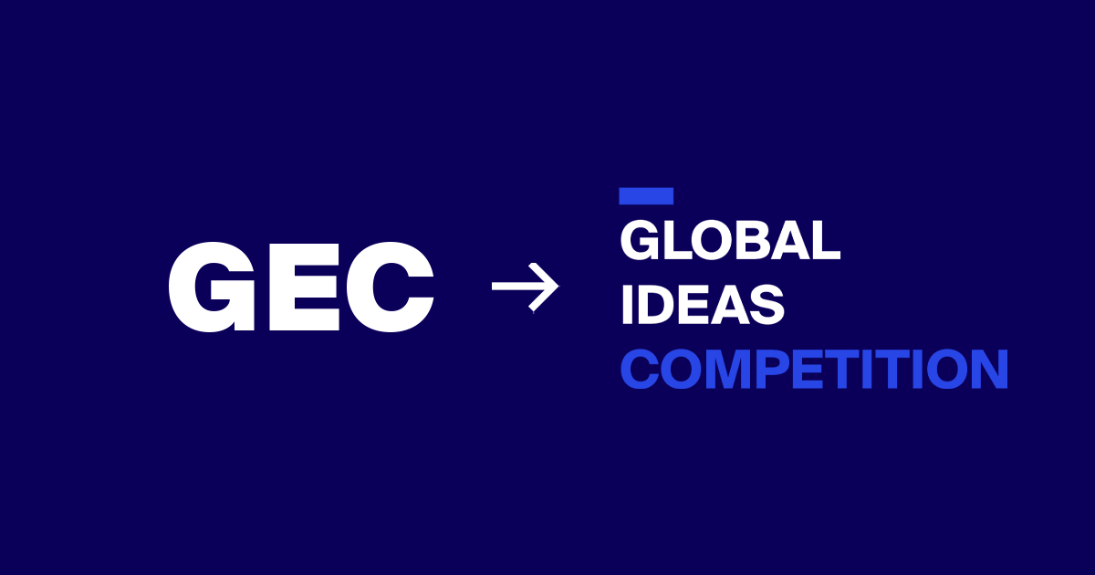 The Global Essay Competition (GEC) becomes the Global Ideas Competition